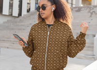 Ankh Awakening Women's Bomber Jacket - ABJ-026