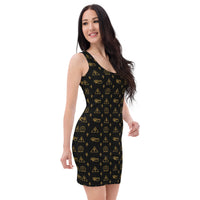 Ankh Awakening Sublimation Cut & Sew Dress - ASCD-053