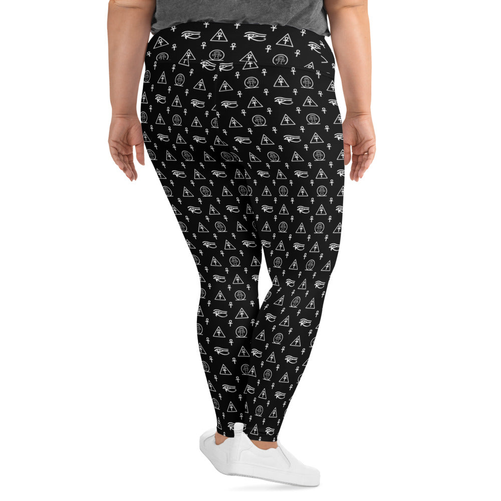 Ankh Awakening Women's Plus Size Legging AOP-08