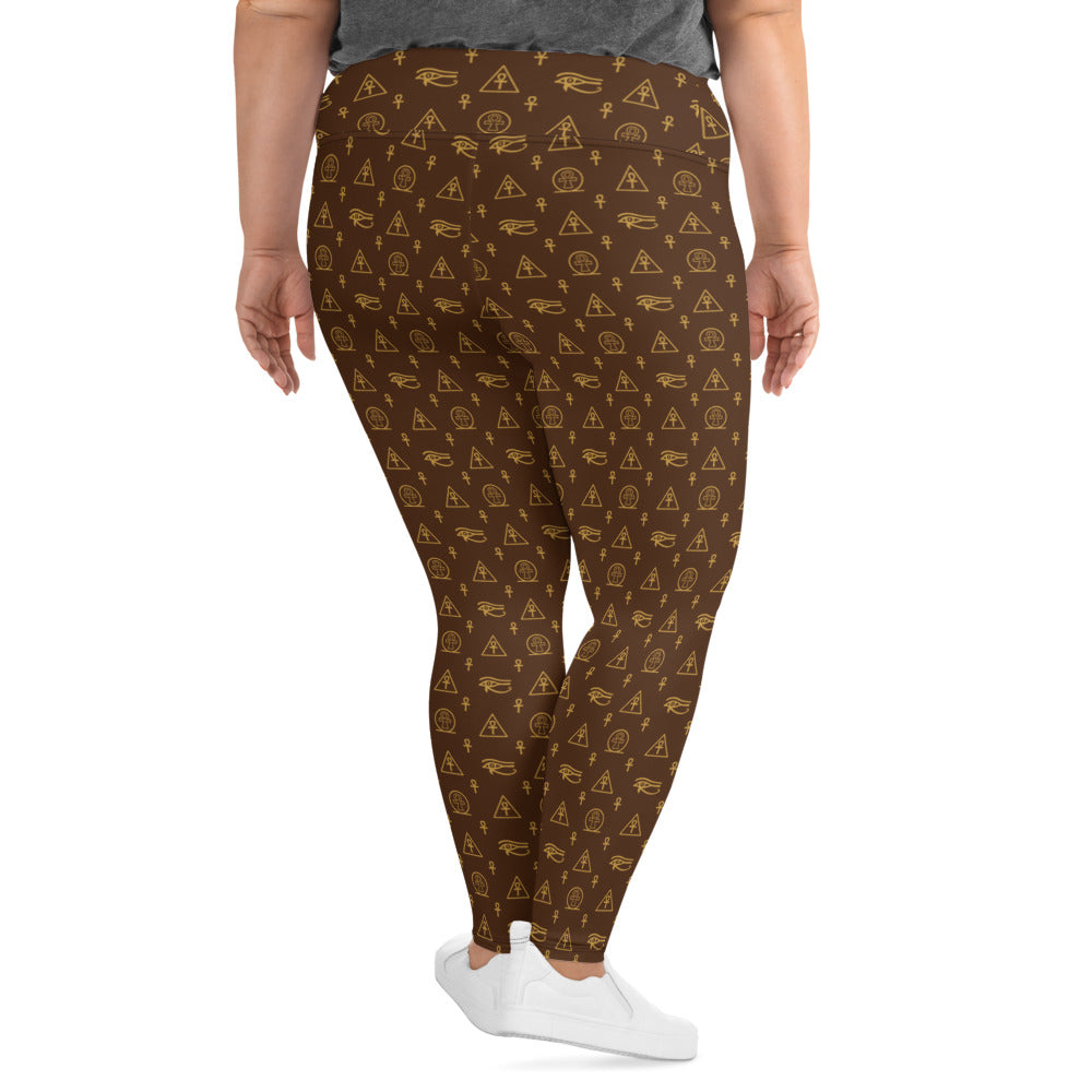 Ankh Awakening Women's Plus Size Legging AOP-09