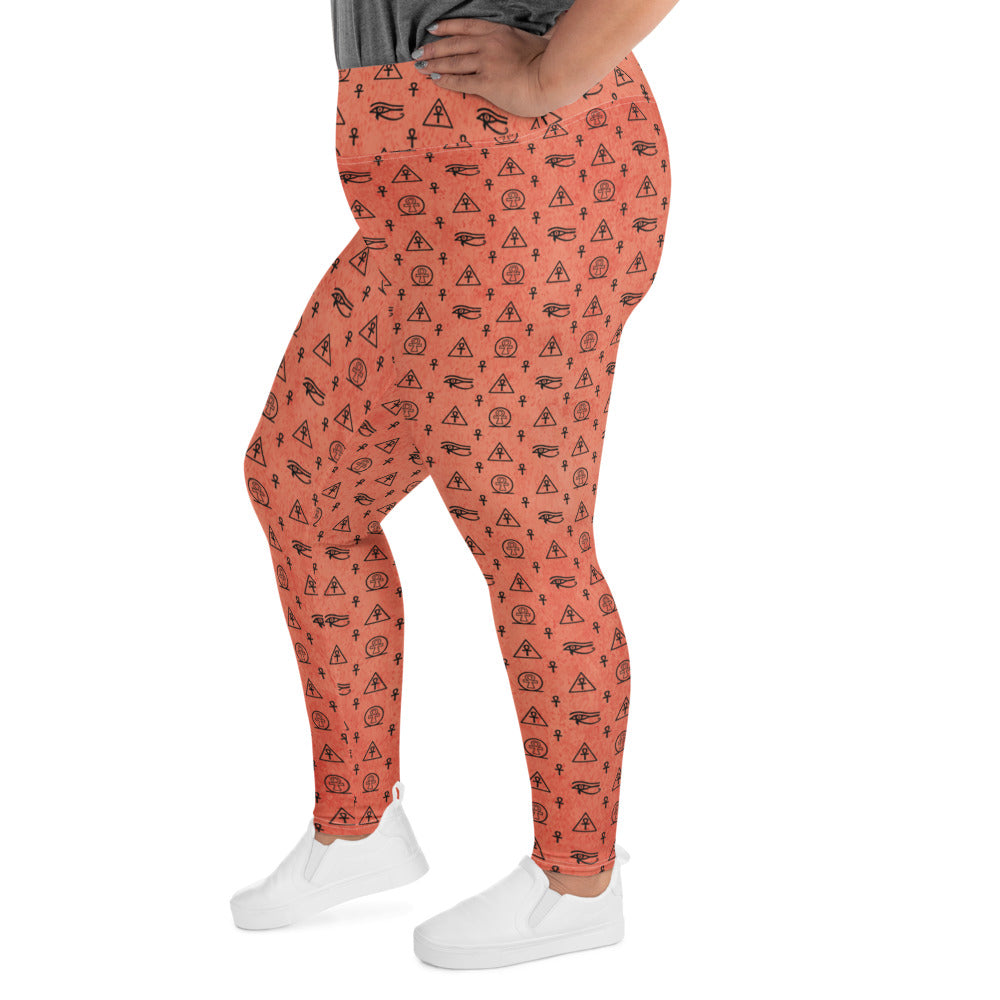 Ankh Awakening Women's Plus Size Legging AOP-02