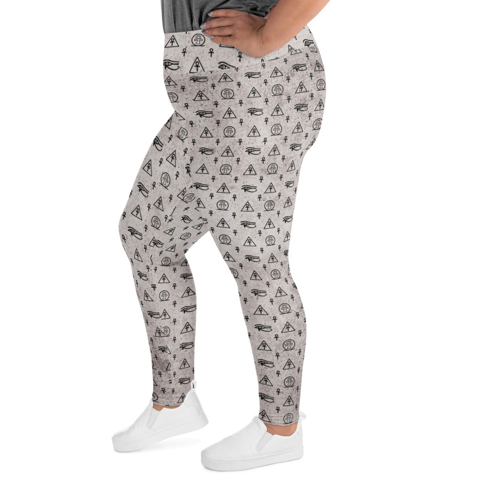 Ankh Awakening Women's Plus Size Legging AOP-013