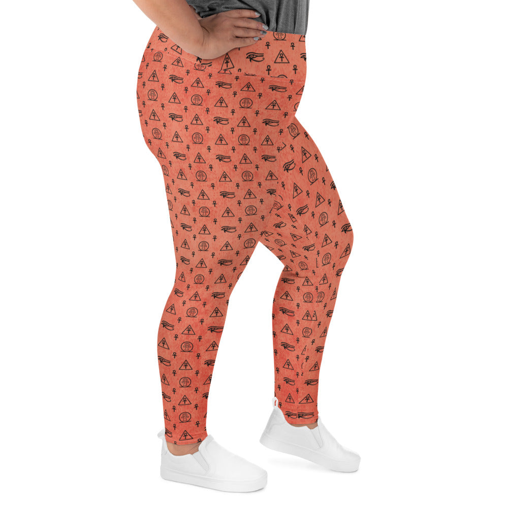 Ankh Awakening Women's Plus Size Legging AOP-02