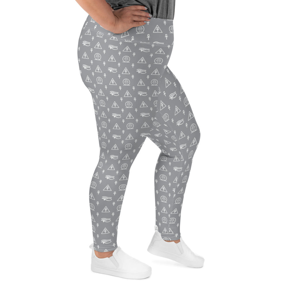 Ankh Awakening Women's Plus Size Legging AOP-07