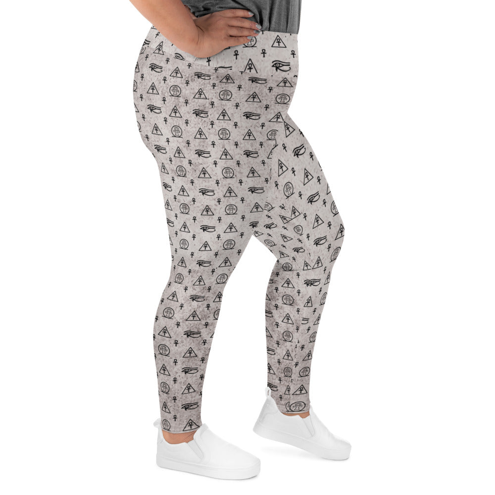 Ankh Awakening Women's Plus Size Legging AOP-013