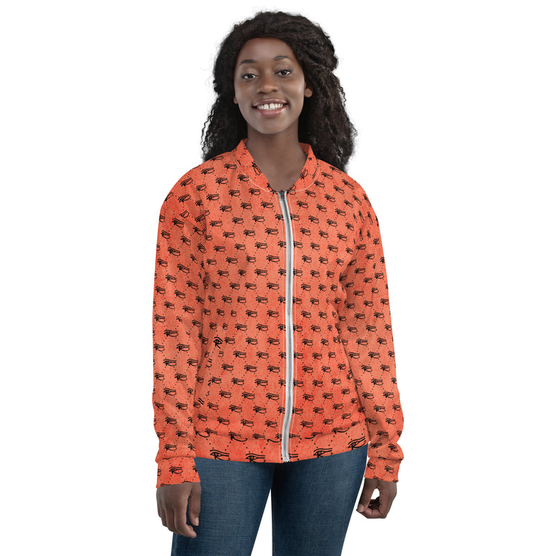 Ankh Awakening Women's Bomber Jacket - ABJ-011