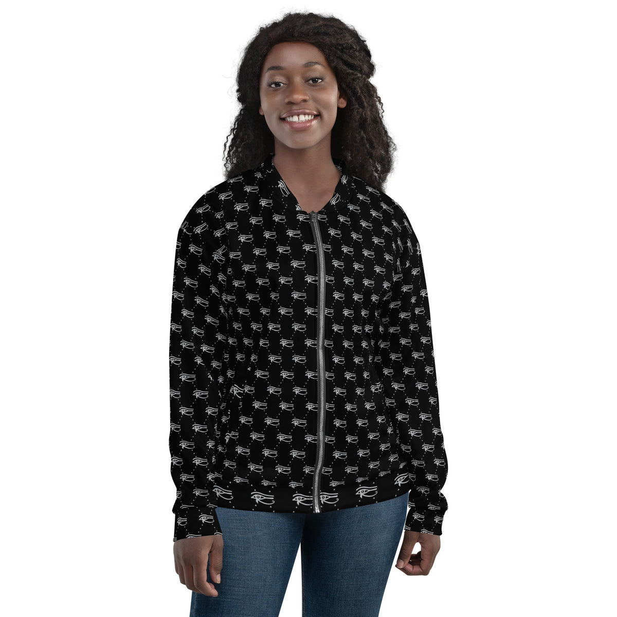 Ankh Awakening Women's Bomber Jacket - ABJ-05