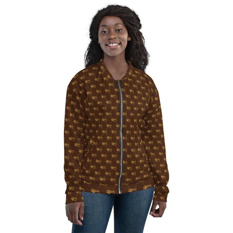 Ankh Awakening Women's Bomber Jacket - ABJ-06