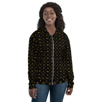 Ankh Awakening Women's Bomber Jacket - ABJ-020