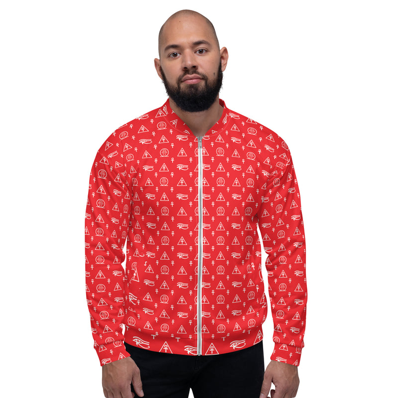 Ankh Awakening Unisex Bomber Jacket - ABJ-014