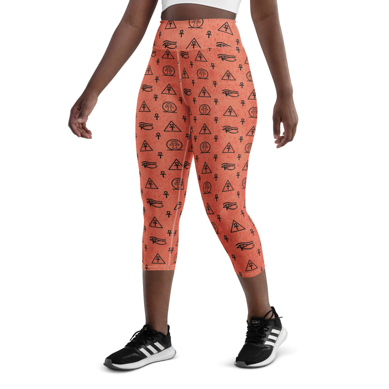 Ankh Awakening Women's Yoga Capri Legging AWY-02