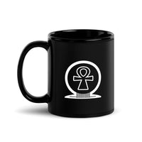 Ankh Awakening Black Glossy Mug - AAM