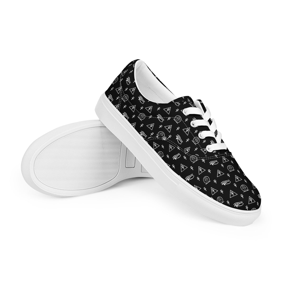 Ankh Awakening Women’s Lace Up Canvas Shoes AACS-07